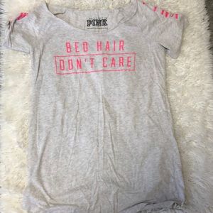 PINK bed tunic shirt! Worn only a couple times!